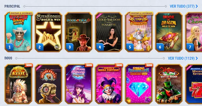 RomiBet Casino jogos